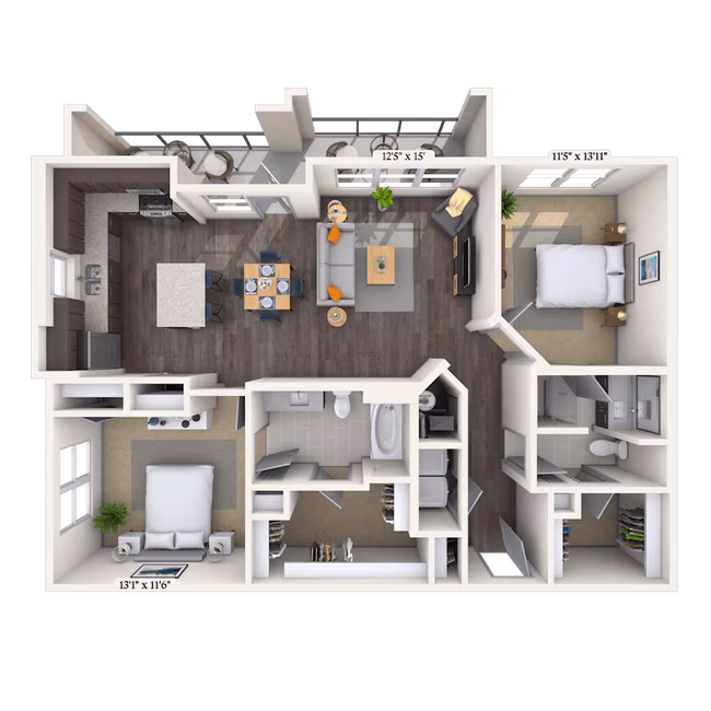 Unit 2438 2438 floor plan
